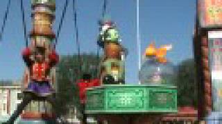 Disneyland Parade of Dreams Pinocchio Float Jiminy Cricket [upl. by Sinylg440]