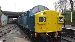 East Lancs Railway  40s at 60 Event  EE Class 40 60th Anniversary  13th April 2018 [upl. by Nivrem958]