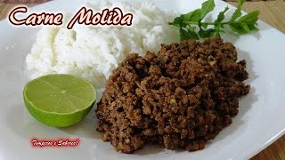 CARNE MOLIDA receta rápida y fácil especial para rellenos y para comer como quieras [upl. by Jessen]