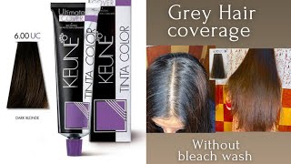 Keune Hair colour  Grey hair coverage  hair colour at home  keune hair colour 600 UC [upl. by Obed]