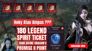 MIR4 Global  Gacha180 Legend Spirit Ticket  Open 1000 Divine Dragons Promise II Point [upl. by Musser]