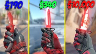 The BEST RED Knife and Glove Combos ANY BUDGET [upl. by Nova742]