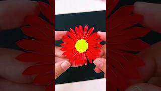 art and craft how to make flowers with paper diy shorts youtubeshorts [upl. by Tadeo]