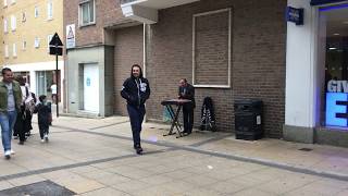 Musician in Romford town centre  August 2017 [upl. by Edualc]