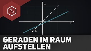 Geraden zeichnen im Raum  REMAKE [upl. by Zetnauq]