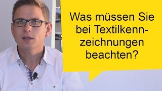 Textilkennzeichnung  Warum Wieso Weshalb  Trusted Shops Rechtstipp [upl. by Gotthelf]