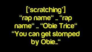 Obie Trice  Rap Name  Lyrics [upl. by Koh30]