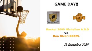 Basket2000NICHELINO ASD vs Bea Chieri SSDRL FIPUnder 17 SIlver [upl. by Enilehcim]