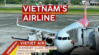 VIETJET AIR A321 Economy Class【4K Trip Report DPSSGN】Vietnams Powerhouse to Saigon [upl. by Couq]