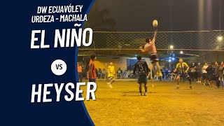 El niño 🆚 Heyser  Urdeza  DW Ecuavoley [upl. by Ireva316]