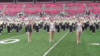 Silver Twins plus Girl in black Perform at Ohio Stadium on Oct 20 2012 [upl. by Tace]