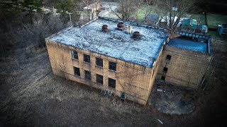 Abandoned Moxahala School Drone Footage [upl. by Einaled]