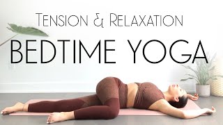 Bedtime Yoga for Tension Relief amp Relaxation [upl. by Ogirdor]