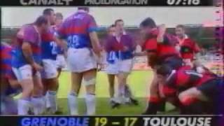 FCG  STADE TOULOUSAIN 14 DE FINALE 1993 PROLONGATIONS RUGBY 33 [upl. by Gnuoy694]