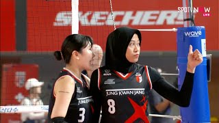 VLeague  PlayOff  Megawati amp Red Sparks Balas Dendam di Kandang Red Sparks vs Pink Spiders [upl. by Caundra765]