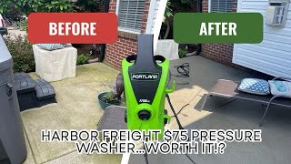 Harbor Freight electric pressure washer  is it worth it [upl. by Adelbert]