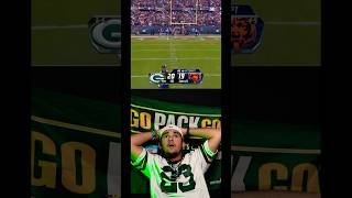 PACKERS FAN REACTION TO BLOCKED FIELD GOAL‼️packers bears reaction nfl jordanlove [upl. by Ansilme57]