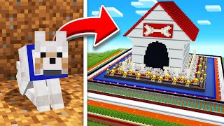 I Built Minecraft’s SAFEST Dog House [upl. by Ianej]