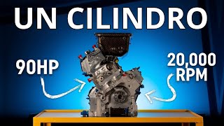 ¡Motor F1 de un solo cilindro a 20000rpm Descubrimiento exclusivo en DriveTribe ES [upl. by Malca]