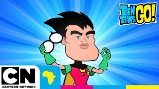 Robin Takes Off His Mask  Teen Titans Go  Cartoon Network Africa [upl. by Mariano2]