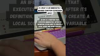 What is Immediate Invoke function coding reactjsinterviewquestions javascriptinterview [upl. by Ingar443]