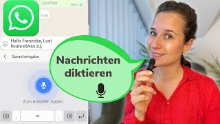 WHATSAPP TRICK DIKTIEREN ANSTATT TIPPEN [upl. by Lednor]