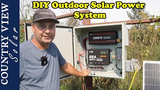 Building a Rain Proof 12 Volt Solar Power System [upl. by Elyn]