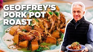 Pork Shoulder Pot Roast with Geoffrey Zakarian  The Kitchen  Food Network [upl. by Ilwain]