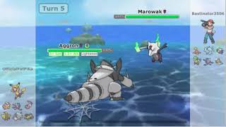 Autotomize Power Up Punch Mega Aggron Sweep Pokemon Showdown [upl. by Aremaj]