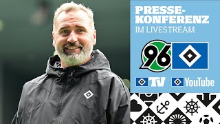 RELIVE PRESSEKONFERENZ I 4 Spieltag I Hannover 96 vs HSV [upl. by Hawger]