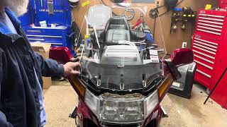 Honda GL1500 Goldwing Windshield Installation [upl. by Ahso]