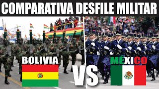 DESFILE MILITAR MÉXICO VS BOLIVIA REACCIÓN DE ARGENTINO NO PUEDE SER 🤣 [upl. by Naek]