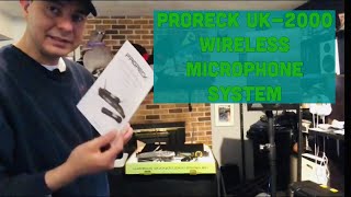 PRoReck UK2000 Wireless Microphone System [upl. by Elleivap]