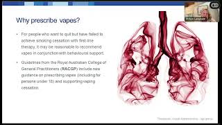 Prescribing therapeutic vapes overview of the regulatory changes [upl. by Biancha]