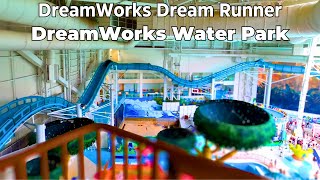 DreamWorks Dream Runner at DreamWorks Water Park 4K POV [upl. by Htiekel]