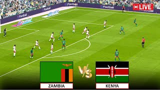 🔴LIVE  ZAMBIA vs KENYA I COSAFA CUP 2024 I LIVE FOOTBALL MATCH TODAY I eFootball Pes 21 Gameplay [upl. by Amelina120]