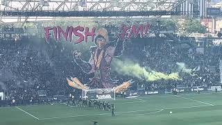 Impressive LAFC tifo in the concacaf champions league final [upl. by Asilem113]