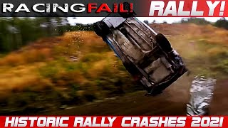 Historic Legend Rally Cars Crash Compilation 2021 [upl. by Drugge]