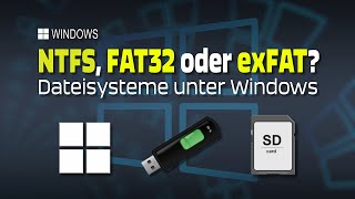 NTFS FAT32 und exFAT  Dateisysteme unter Windows  EINFACH ERKLÄRT [upl. by Otilia]