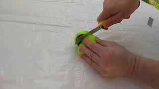 What is inside Pressurized Tennis Ball [upl. by Wes]