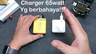 SERUPA TAPI TAK SAMA CHARGER 65W INI JGN SAMPAI SALAH PILIH amp SALAH GUNAKAN [upl. by Kelvin638]