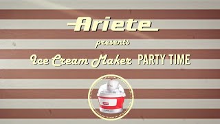 Gelatiera  Ice Cream Maker Party Time  Ariete 643  Rossa [upl. by Olympium]