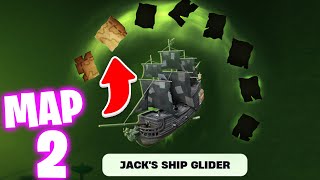 How To Complete Pirate Code Two quests to unlock map piece Two in Fortnite  Jack Sparrow Quest [upl. by Atreb735]