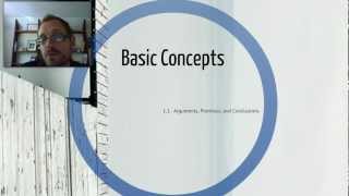 11 Basic Concepts Arguments Premises amp Conclusions [upl. by Nessnaj102]