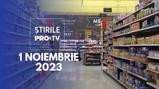 Știrile PRO TV  1 noiembrie 2023 [upl. by Avihs]