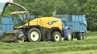 Silage 24 Mega crop Mowing Rowing Lifting amp Pitwork 20 05 24 [upl. by Annovoj715]