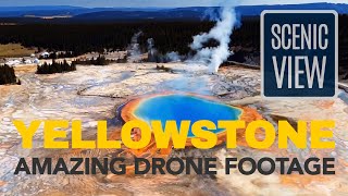 Yellowstone National Park  Epic Drone Footage [upl. by Cole]