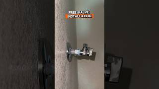 How to install an angle stop valve on Pex piping expansion pex waterline plumbing diy howto [upl. by Treharne943]