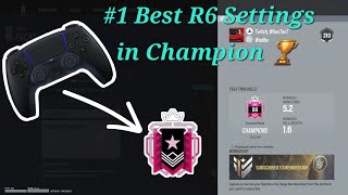 THE 1 BEST CONTROLLER CHAMPION  NO RECOIL SETTINGS amp SENSITIVITY PS5XBOX  Rainbow Six Siege [upl. by Verneuil]