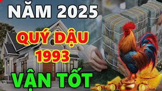 Tử vi tuổi QUÝ DẬU 1993 năm 2025 THỜI CƠ TRAO TAY TẬN DỤNG ĐƯỢC THÌ LÀM NÊN NGHIỆP LỚN [upl. by Voltz]